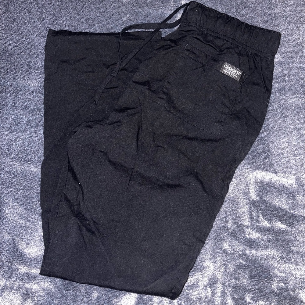 Black Cherokee scrub pants